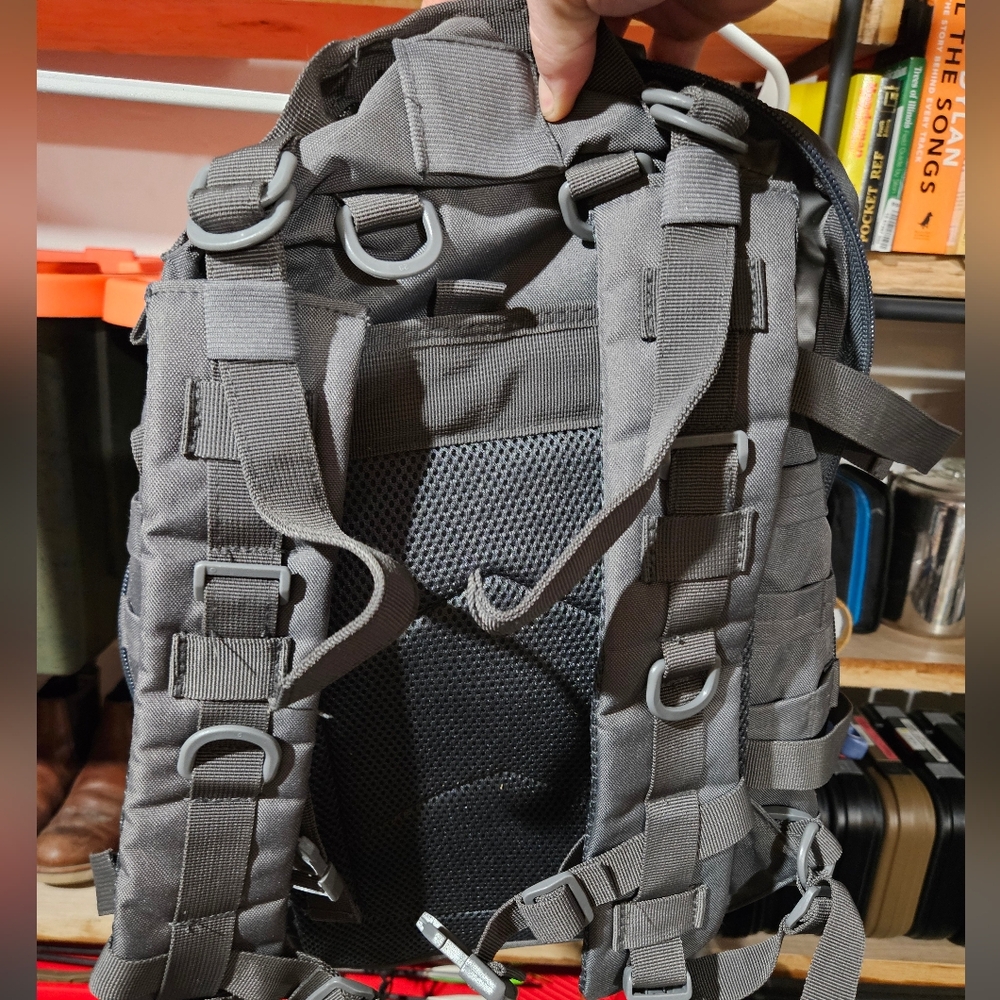 Tactical Gray Backpack - image 4